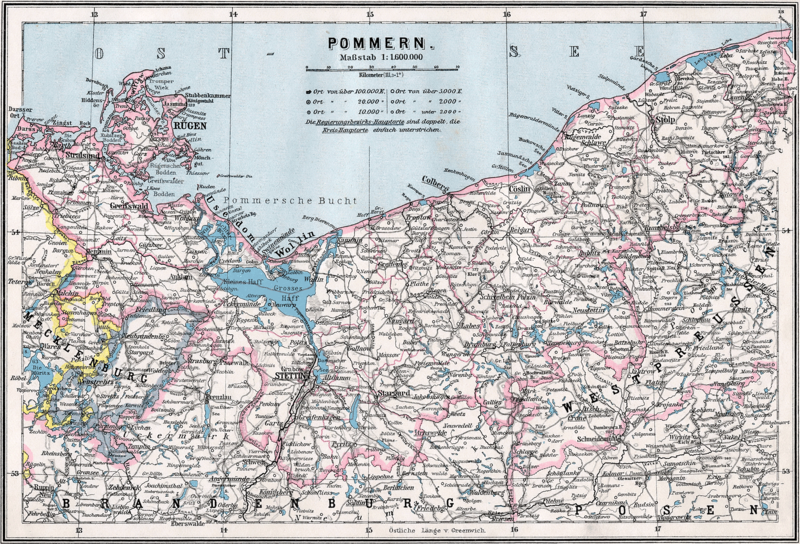 Pommern vor 1945